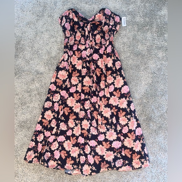 Floral Halter Maxi Dress - Picture 3 of 6